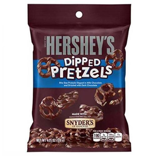 Печенье Hershey's Dipped Pretzels Black, 120 гр мужская футболка ripndip ripped n dipped чёрный размер s