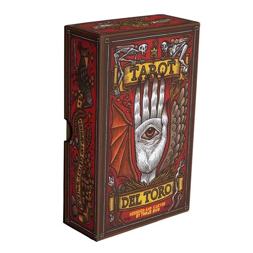 Tomas Hijo. Tarot del Toro 78 cards+ booklet 12x7 cm full english del toro tarot with english booklet instructions 78 cards board game for adult