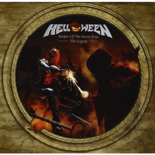 цена Виниловая пластинка Helloween – Keeper Of The Seven Keys: The Legacy (Orange+White Marble) 2LP