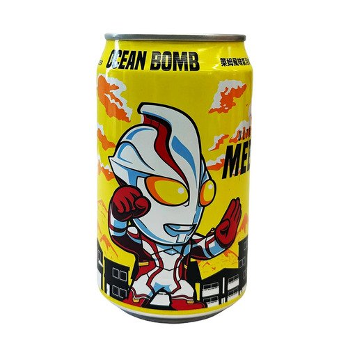 газированный напиток ocean bomb dragon ball маракуйя passion fruit 330 мл Газированный напиток Ocean Bomb Ultraman Mebius, 330 мл