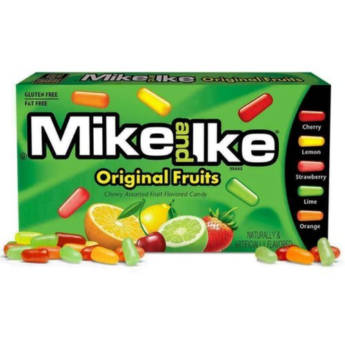 Жевательные конфеты Mike & Ike Original Fruits, 141 г tom and jerry конфеты жевательные ассорти вкусов 34 5 г