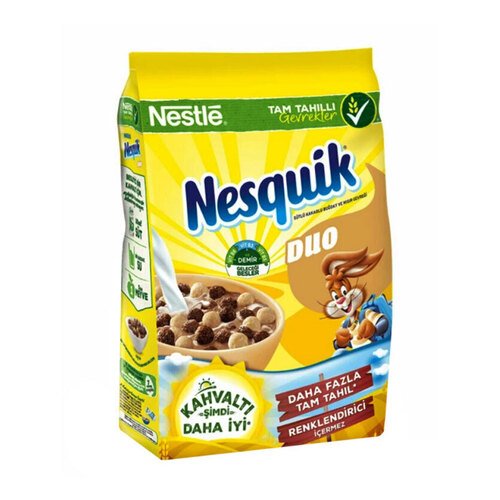 Готовый завтрак Nesquik Duo, 310гр маршмеллоу сладкий снег для детей со вкусом молочного шоколада 70 г