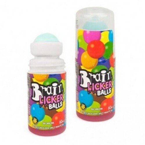 Кислая жидкая конфета Freekee Candy Brain Licker Balls, 60гр, в ассортименте жидкая конфета кислая пуля ассорти 25мл