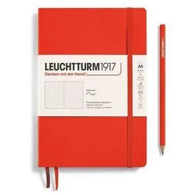 Блокнот Leuchtturm1917 Medium, A5, 61л, в точку, Лобстер