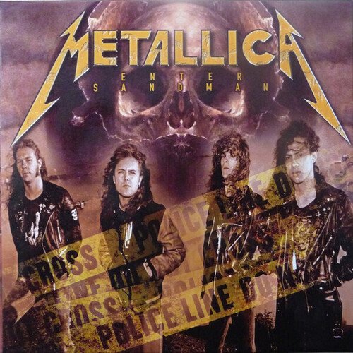 Виниловая пластинка Metallica - Enter Sandman, Japan 1986 LP музыкальный диск metallica master of puppets