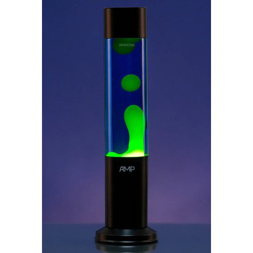 Лава-лампа MotionLamps Amperia Tube ЖелтаяСиняя 39 см черная 3990₽