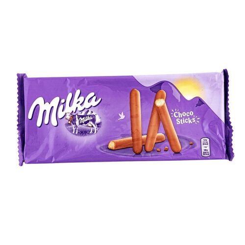 Печенье Milka Choco Stix, 112 г шоколадные палочки milka choco sticks 112 г