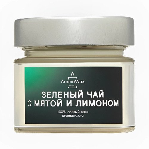 Аромасвеча AromaWax Зеленый чай с мятой и лимоном 100 мл 690₽