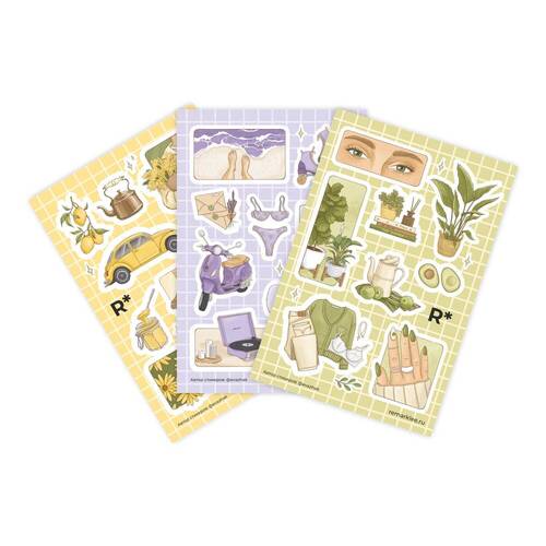 Набор стикеров remarklee Цветные моменты 480₽