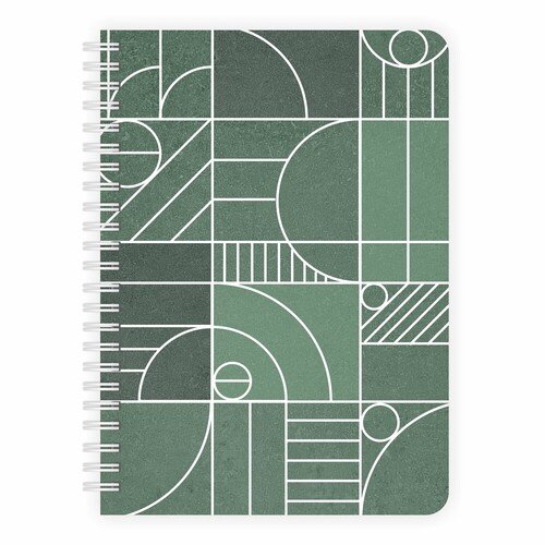 Планер неделя Creative Зелёная геометрия А5 1400₽
