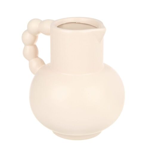 Ваза керамическая Гала-Центр, 16x18,5x19 см, керамика, цвет бежевый ваза керамическая задумчивая девушка minipo home белая