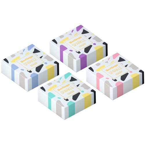 Ластик Berlingo Sparkle прямоугольный 34 х 34 х 12 см в ассортименте 80₽