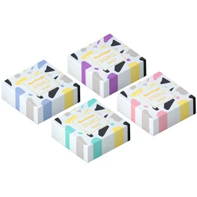 Ластик Berlingo Sparkle прямоугольный, 3,4 х 3,4 х 1,2 см, в ассортименте