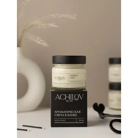 Свеча ароматическая Achilov Розовый пион, 100 мл