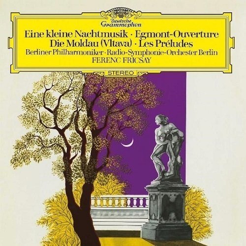 Виниловая пластинка Berliner Philharmoniker · Radio-Symphonie-Orchester Berlin · Ferenc Fricsay – Eine Kleine Nachtmusik · Egmont-Ouverture · Die Moldau (Vltava) · Les Preludes LP liszt ferenc виниловая пластинка liszt ferenc paraphrases