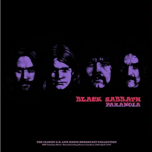 Виниловая пластнка Black Sabbath Paranoia BBC Sunday Show Broadcasting House London 26th April 1970 Red Marble LP 2830₽
