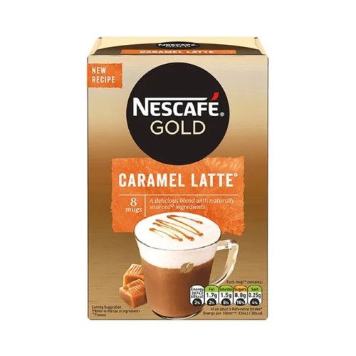 Кофе в пакетиках Nescafe Gold Caramel Latte 8х17 гр 432₽