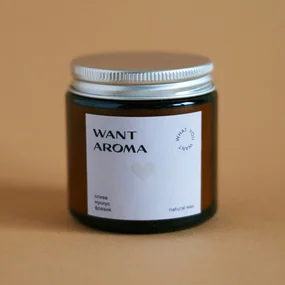 Свеча слива, мускус, фрезия, хлопковый фитиль