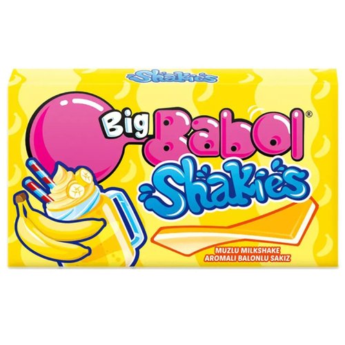 Жевательная резинка Big Babol Shakics Banana со вкусом банана 26 гр 288₽