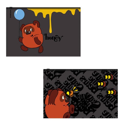 Zip-пакет пластиковый ErichKrause Винни-Пух B5 в ассортименте 70₽