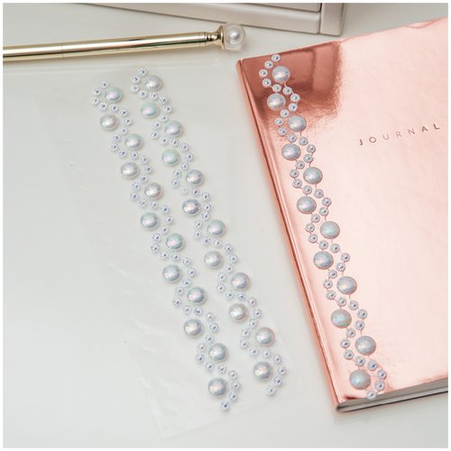 Наклейки акриловые Meshu White pearls 200₽