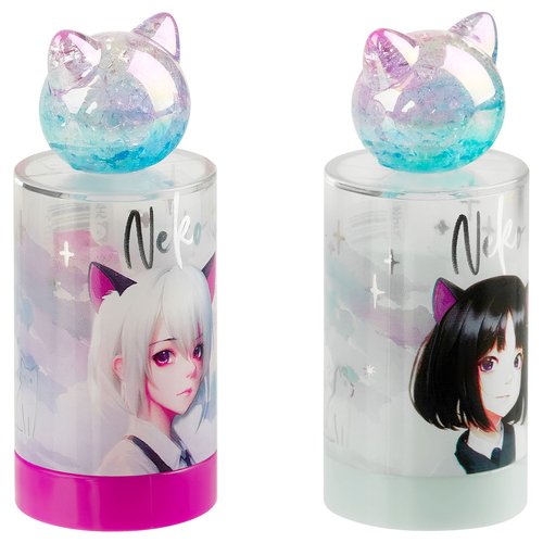 Точилка пластиковая Meshu Neko 1 отверстие в ассортименте 260₽