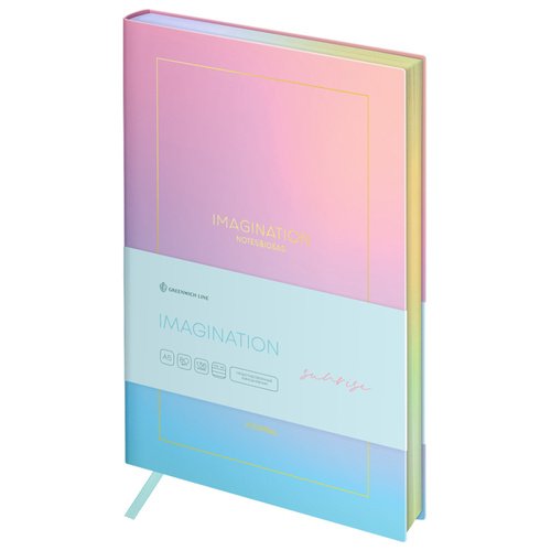 Ежедневник недатированный Greenwich Line Imagination. Sunrise, А5, 136л, кожзам, тонированный блок, фольгированный срез