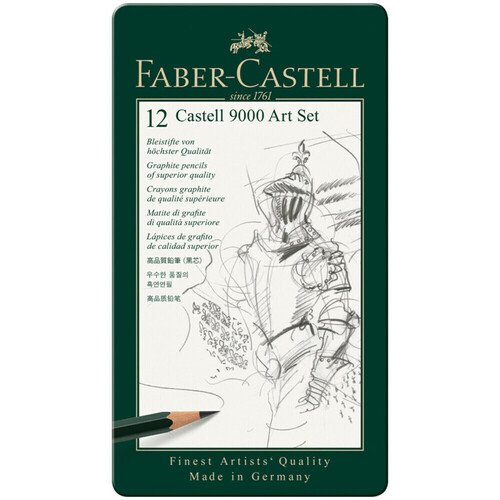Набор дизайнерский карандашей чернографитовых Faber-Castell Castell-9000 3200₽