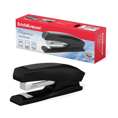 Степлер 246 Full-strip ErichKrause Elegance Classic до 30 листов черный 950₽