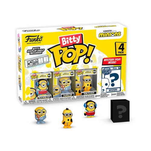 Набор Funko Bitty POP Minions Roller Skating Stuart 4PK 1890₽