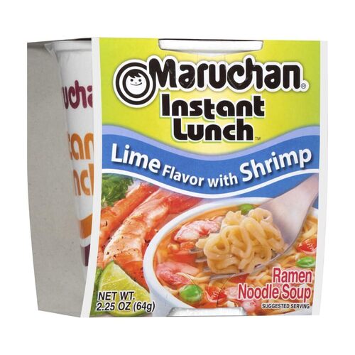 Лапша MARUCHAN Instant Lunch Lime Shrimp 64 г 90₽