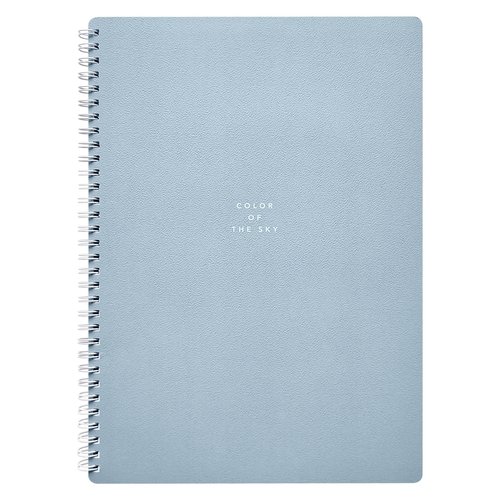 Тетрадь общая Be Smart Block 202х282 мм 96 л клетка мягкий переплет спираль голубой 540₽