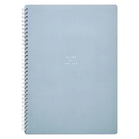 Тетрадь общая Be Smart Block, 202х282 мм, 96 л, клетка, мягкий переплет, спираль, голубой