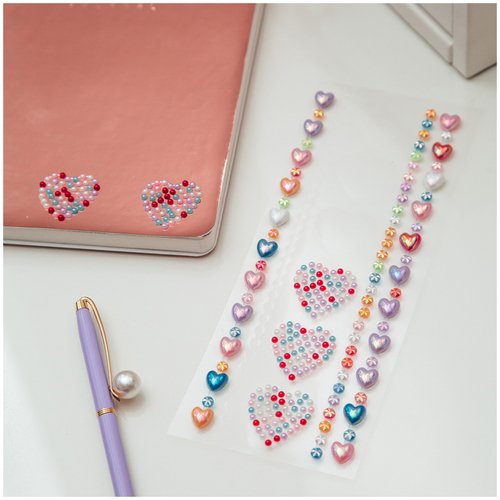 Наклейки акриловые Meshu Bright hearts 240₽