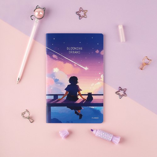 Планер недатированный Meshu Blooming dreams 32л 135х210 мм 160₽