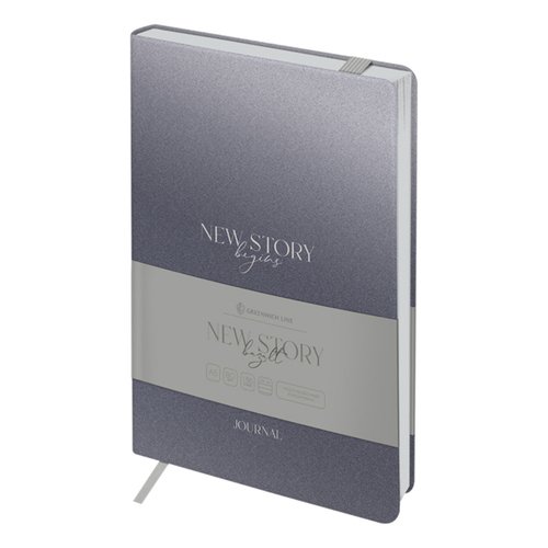 Ежедневник недатированный Greenwich Line New Story. Bazalt, А5, 136л
