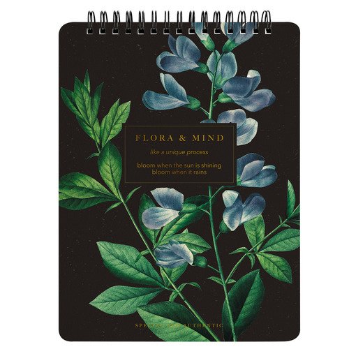 Блокнот Be Smart Flora 156х207 мм 80л клетка мягкий переплет спираль баптизия 340₽