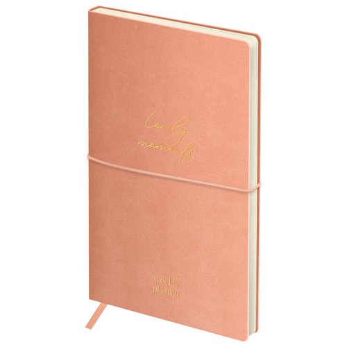 Еженедельник недатированный Greenwich Line Envelope Coral 100х170 мм 64л мягкий переплет кожзам с резинкой 580₽