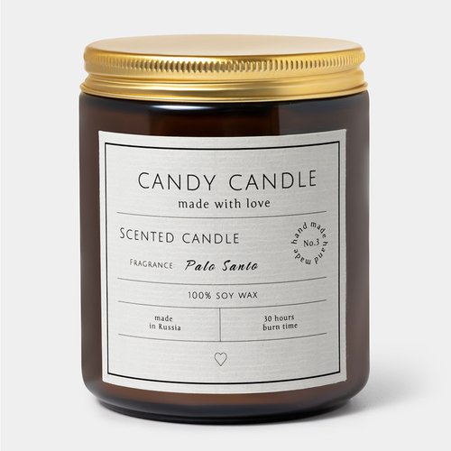 Свеча ароматическая Candy Candle Пало санто, 240 мл