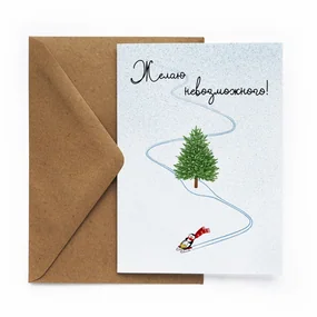 Открытка НГ. Желаю невозможного