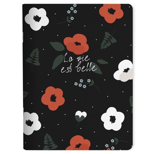 Тетрадь общая Be Smart Pretty 165 x 22 см 48 листов в клетку мягкий переплет на скрепке черный 210₽