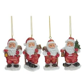 Украшение новогоднее Remeco Санта, 5х4х8 см, в ассортименте 762951