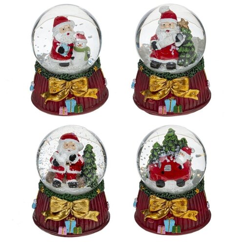 Фигурка декоративная в стеклянном шаре Remeco Дед Мороз D45 см 5х5х6 см в ассортименте 794145 195₽