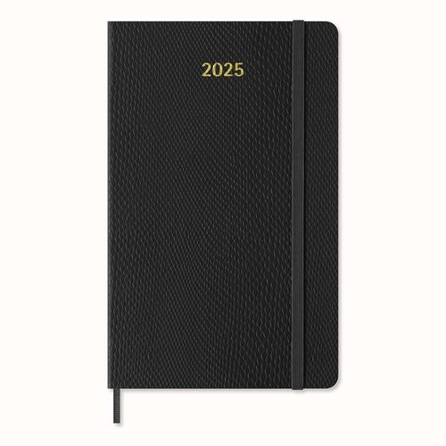 Еженедельник Moleskine Precious & Ethical Mamba Large, 130х210 мм, обложка экокожа, 144 стр, черный DSPRETB12WN3BY25