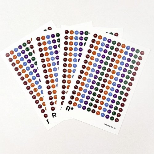 Набор стикеров Creative А5 Изящные дни недели 580₽