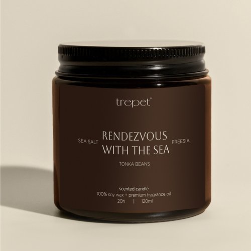 Свеча ароматическая Dark Свидание с морем, 120 мл