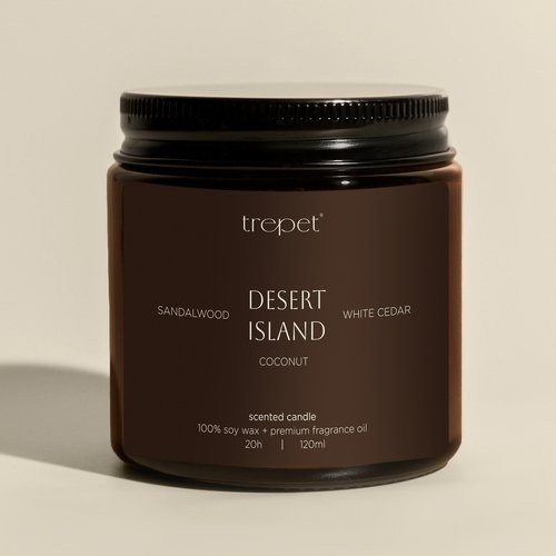 Свеча ароматическая Dark Необитаемый остров, 120 мл