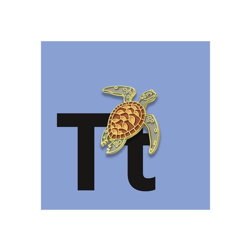 Значок металлический Heart Of Moscow Черепаха 460₽