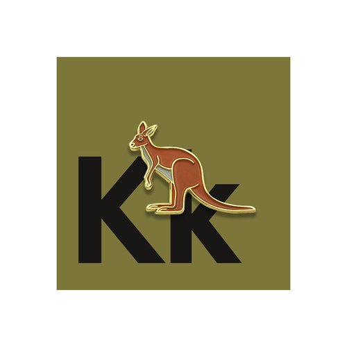 Значок металлический Heart Of Moscow Кенгуру 460₽