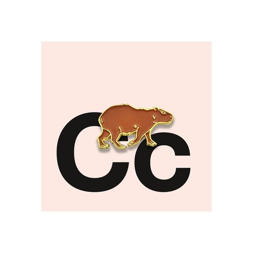 Значок металлический Heart Of Moscow Капибара 460₽